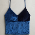 Twilight Velvet built-In Bra Top