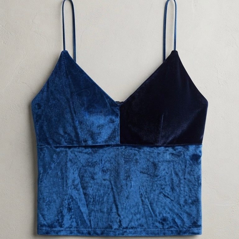 Twilight Velvet built-In Bra Top